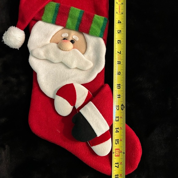 3-Vintage 3D Festive Christmas Stockings. - Picture 12 of 16